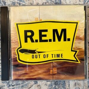 Warner Bros. R.E.M. Out of Time CD - Yellow and Black